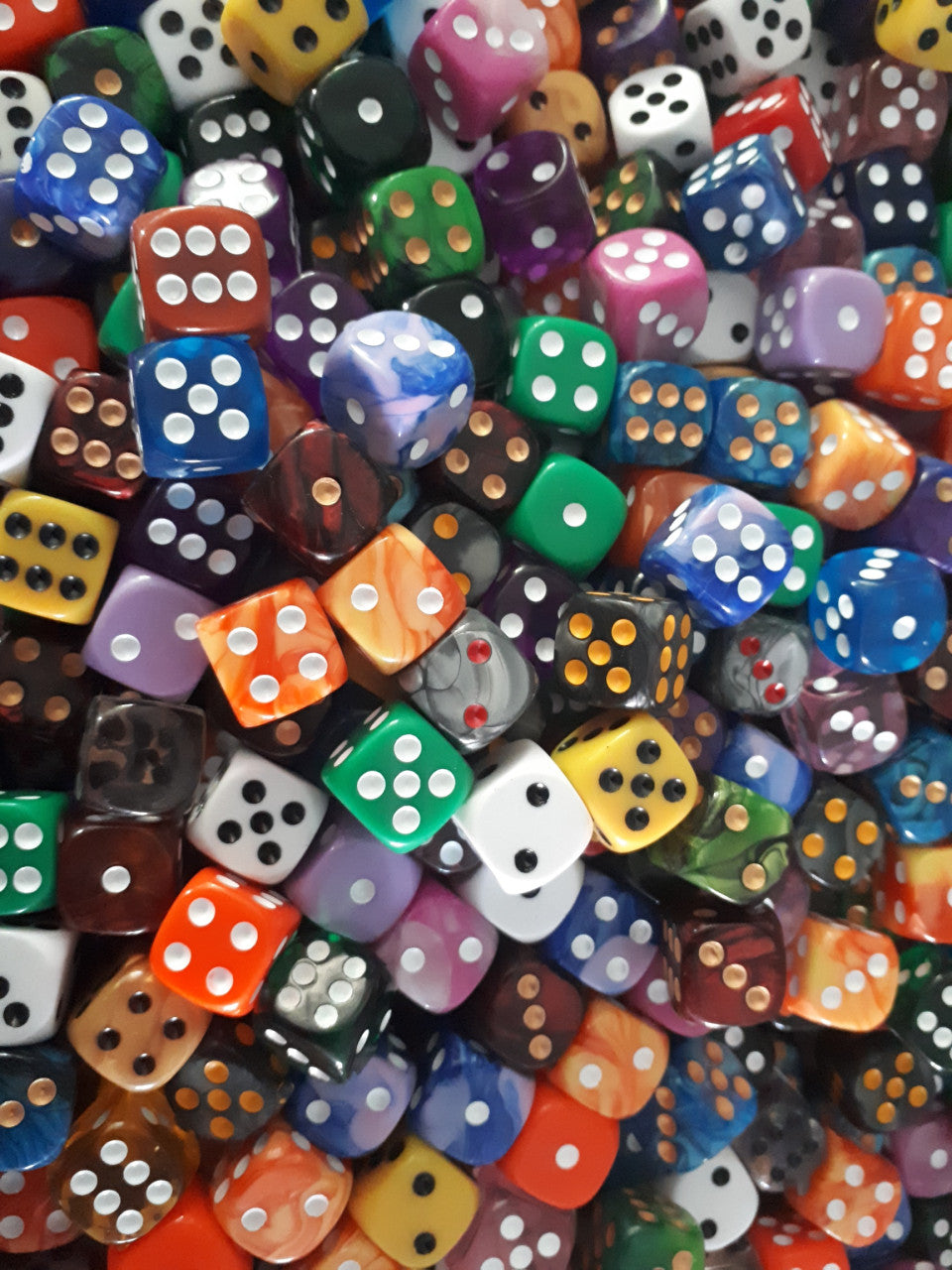 Würfelset D6 Augen Mix-Set (50) – bunte W6-Würfel von Dice4friends 