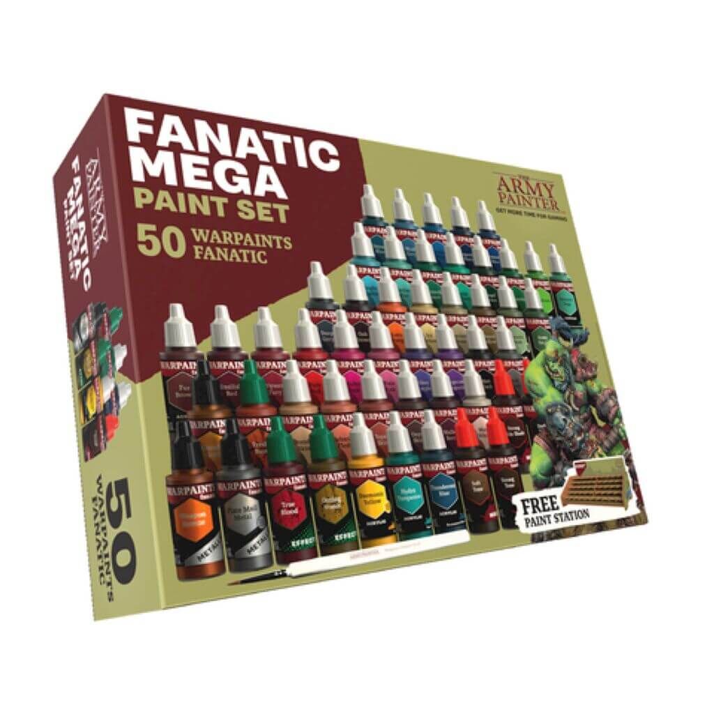 The Army Painter Warpaints Fanatic Mega Paint Set mit 50 Farben