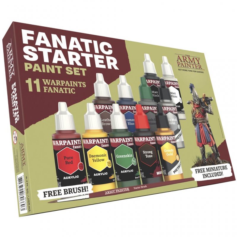 Warpaints Fanatic Starter Set von The Army Painter Farben für Miniaturen