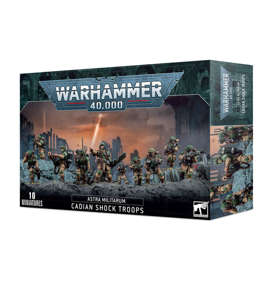 Astra Militarum Cadian Shock Troops für Warhammer 40.000 von Games Workshop