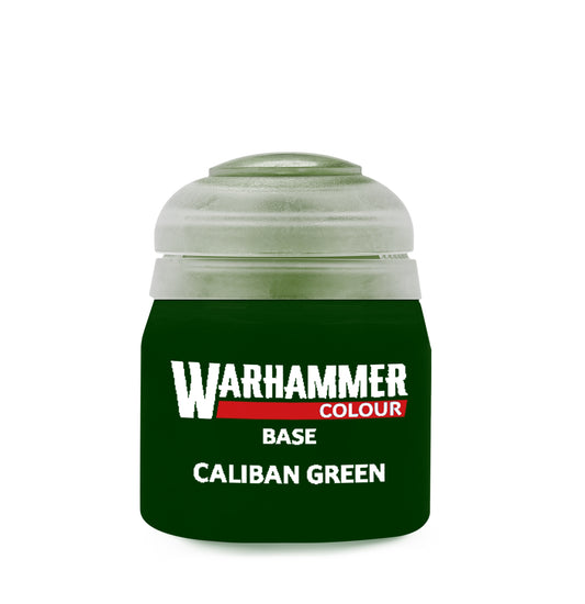 Warhammer Base Caliban Green 12 ml dunkelgrüne Miniaturenfarbe von Games Workshop