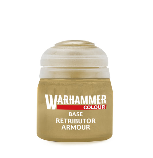 Citadel Base Retributor Armour goldene Metallic Miniaturenfarbe 12 ml