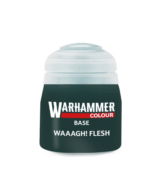 Citadel Base Waaagh Flesh dunkelgrüne Miniaturenfarbe 12 ml