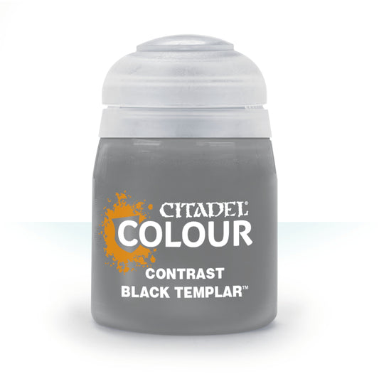 Warhammer Contrast Black Templar 18 ml schwarze Miniaturenfarbe von Games Workshop