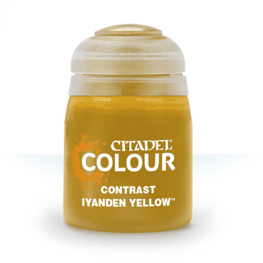 Warhammer Contrast Iyanden Yellow 18 ml gelbe Miniaturenfarbe von Games Workshop