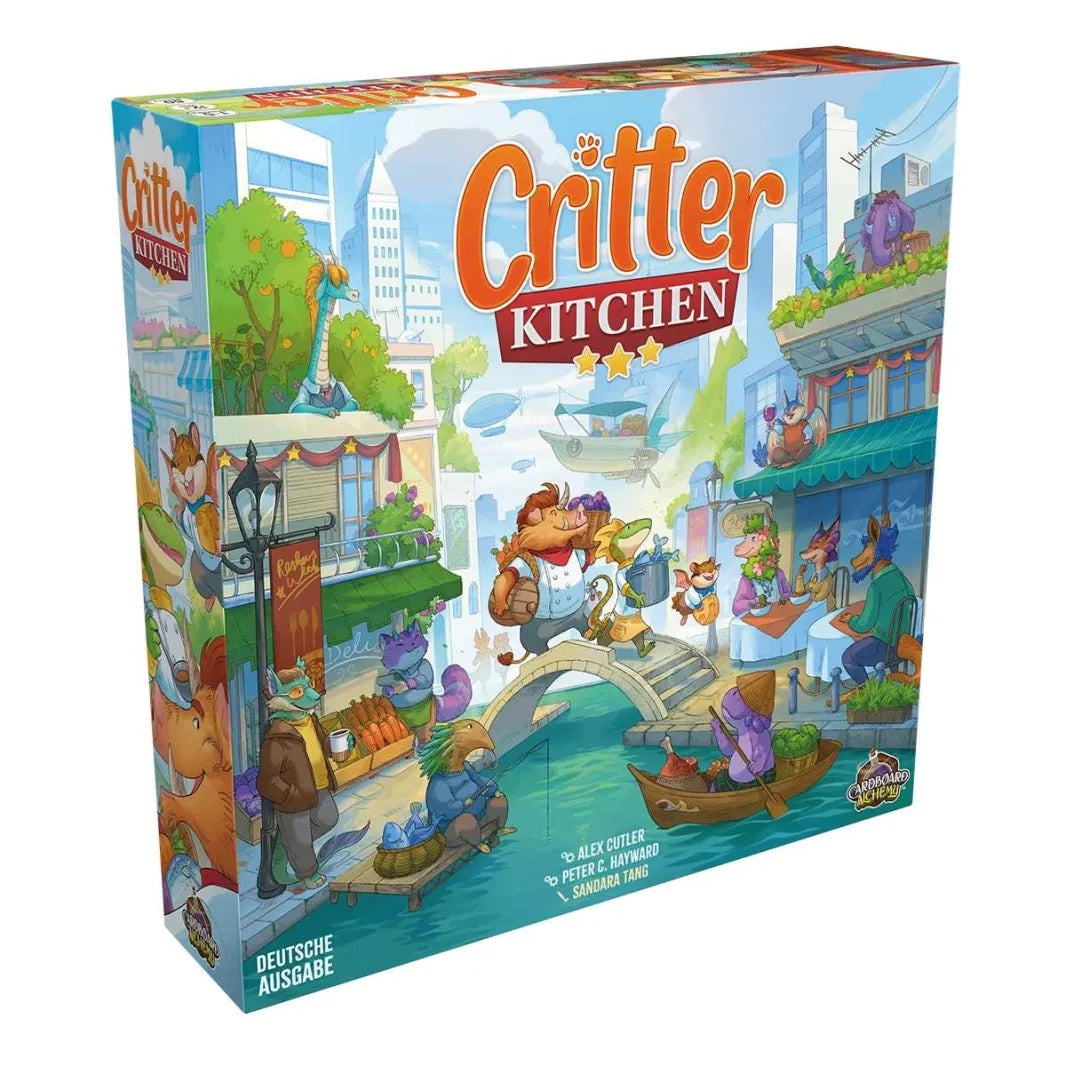 Critter Kitchen Kennerspiel von Cardboard Alchemy für 1 bis 5 Spieler