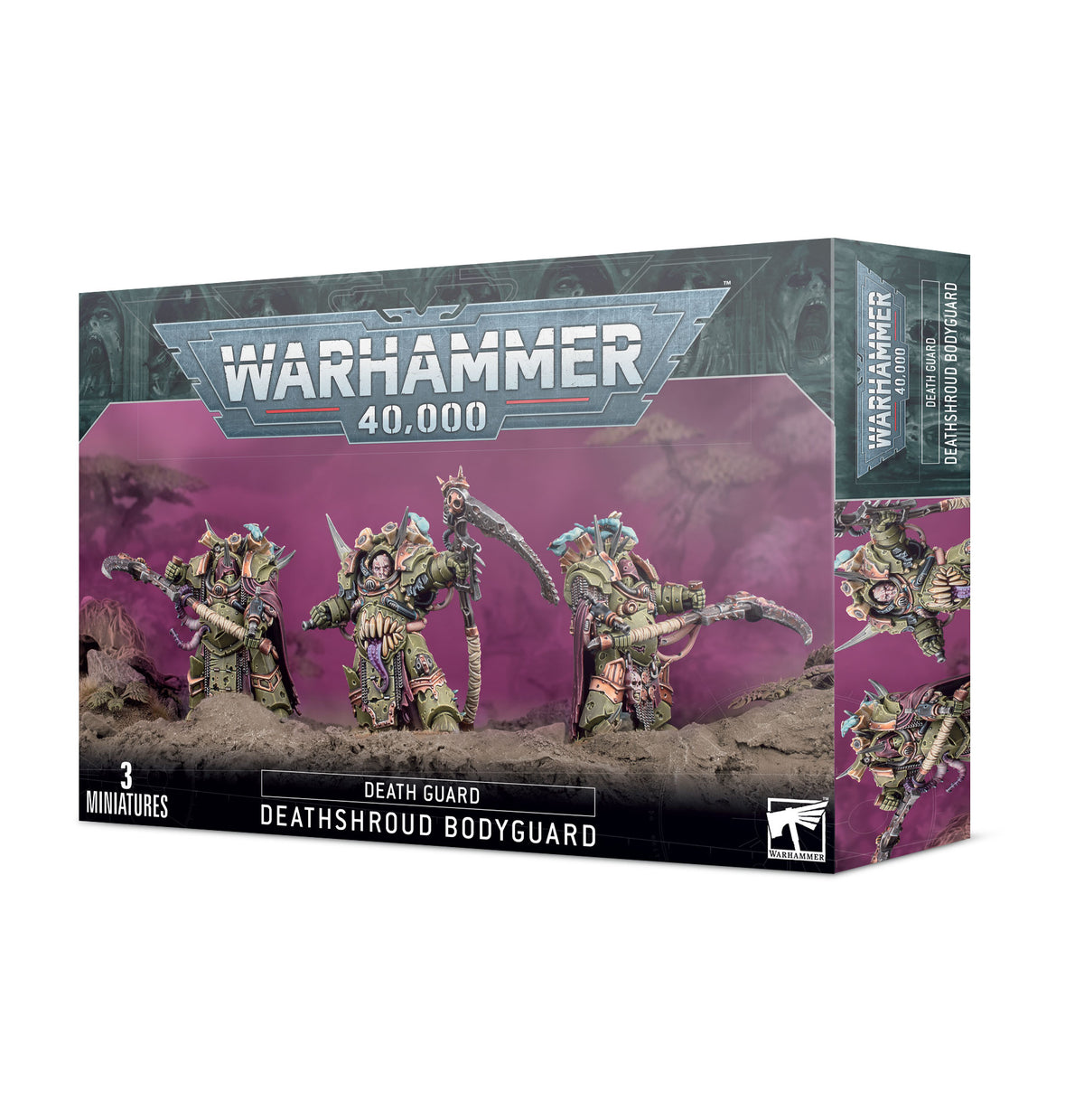 Death Guard Deathshroud Bodyguard mit 3 Terminatoren für Warhammer 40.000 von Games Workshop