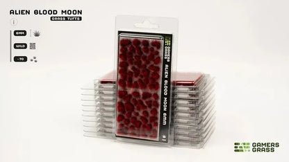 GamersGrass Alien Blood Moon 6 mm Wild Grasbüschel für Science-Fiction- und Fantasy-Bases