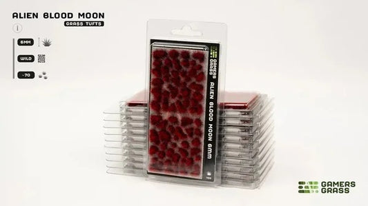 GamersGrass Alien Blood Moon 6 mm Wild Grasbüschel für Science-Fiction- und Fantasy-Bases
