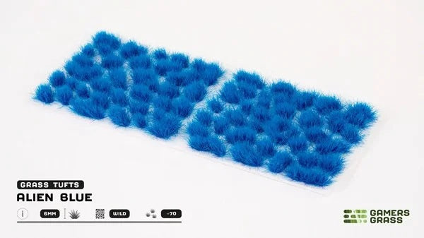 GamersGrass Alien Blue 6 mm Wild Grasbüschel für Science-Fiction- und Fantasy-Bases