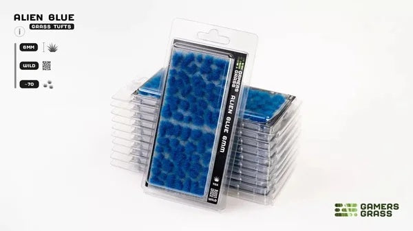 GamersGrass Alien Blue 6 mm Wild Grasbüschel für Science-Fiction- und Fantasy-Bases