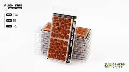 GamersGrass Alien Fire Tuft 6 mm Wild Grasbüschel für Science-Fiction- und Fantasy-Bases