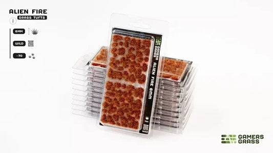 GamersGrass Alien Fire Tuft 6 mm Wild Grasbüschel für Science-Fiction- und Fantasy-Bases