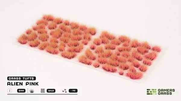 GamersGrass Alien Pink 6 mm Wild Grasbüschel für Science-Fiction- und Fantasy-Bases