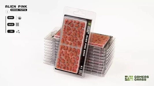 GamersGrass Alien Pink 6 mm Wild Grasbüschel für Science-Fiction- und Fantasy-Bases