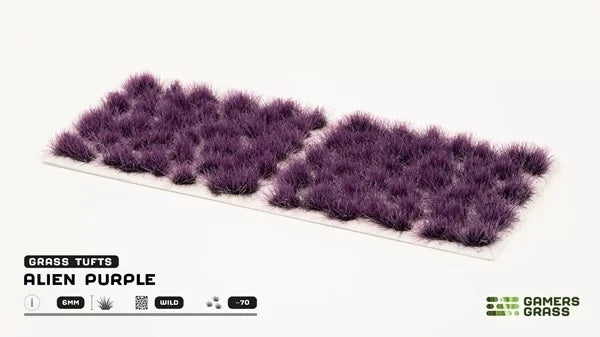 GamersGrass Alien Purple 6 mm Wild Grasbüschel für Science-Fiction- und Fantasy-Bases