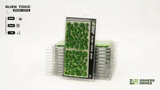 GamersGrass Alien Toxic 6 mm Wild Grasbüschel für Science-Fiction- und Fantasy-Bases