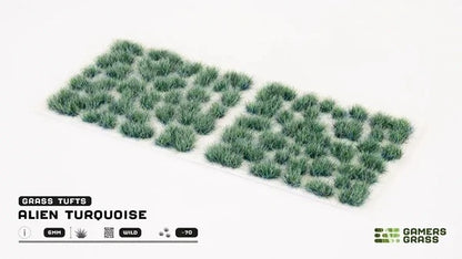 GamersGrass Alien Turquoise 6 mm Wild Grasbüschel für Science-Fiction- und Fantasy-Bases