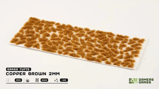 GamersGrass Copper Brown 2 mm Grasbüschel für herbstliche Tabletop-Bases und Dioramen