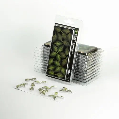 GamersGrass Laser Plants Bracken mit Farnwedeln für Bases, Dioramen und Geländebau