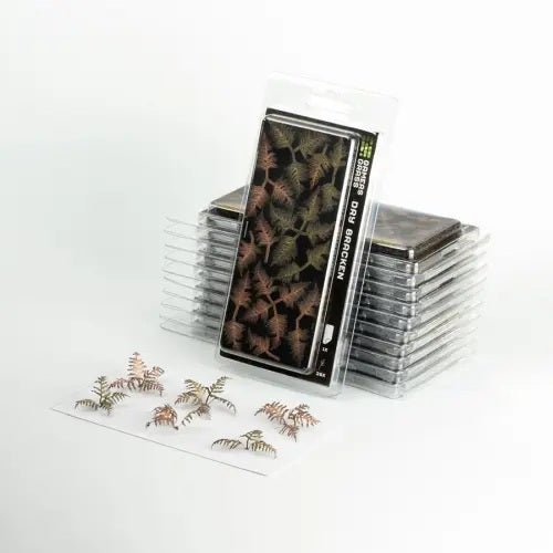 GamersGrass Laser Plants Dry Bracken mit braunen Farnblättern für Bases und Dioramen