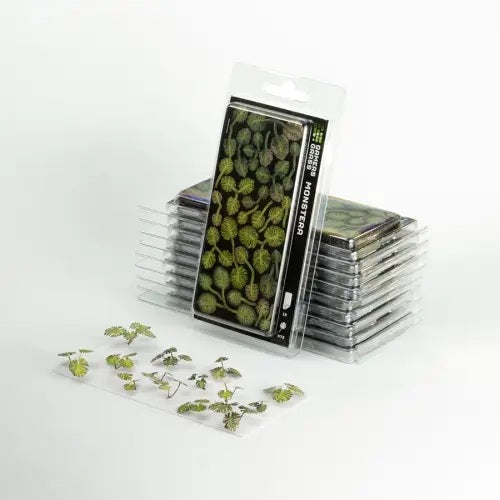 GamersGrass Laser Plants Monstera für tropische Bases, Dioramen und Geländebau
