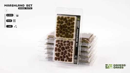 GamersGrass Marshland Set Wild mit Grasbüscheln in 4 mm und 6 mm für Sumpf- und Feuchtgebietslandschaften
