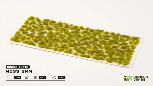 GamersGrass Moss 2 mm Grasbüschel für moosbewachsene Tabletop-Bases und Dioramen
