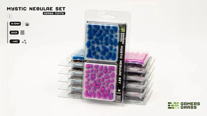 GamersGrass Mystic Nebulae Set Wild mit farbigen Grasbüscheln für Fantasy- und Science-Fiction-Bases