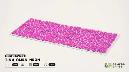GamersGrass Tiny Tufts Alien Neon 2 mm für Science-Fiction- und Fantasy-Bases