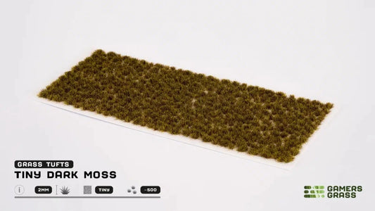 GamersGrass Tiny Tufts Dark Moss 2 mm für feine Vegetation auf Tabletop-Bases und Dioramen