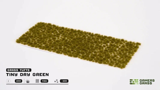 GamersGrass Tiny Tufts Dry Green 2 mm für feine Vegetation auf Tabletop-Bases und Dioramen