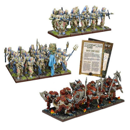 Kings of War Ambush Starter Set Forces of Nature Inhalt