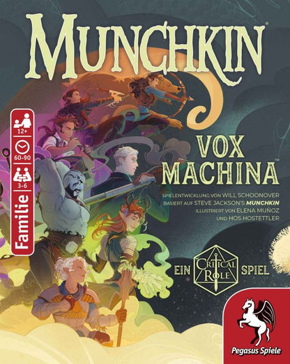 Munchkin Vox Machina Kartenspiel von Pegasus Spiele
