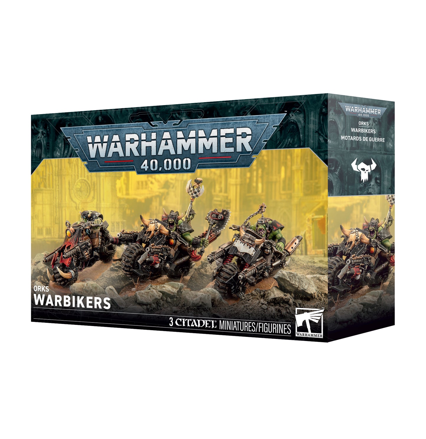 Orks Waaaghbike-Mob mit 3 Waaaghbika für Warhammer 40.000