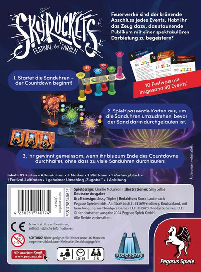 Skyrockets Festival der Farben Brettspiel von Pegasus Spiele