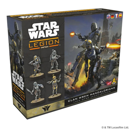 Star Wars Legion Clan Wren Mandalorians Erweiterung mit 7 Miniaturen für Mandalorianer- und Rebellenarmeen