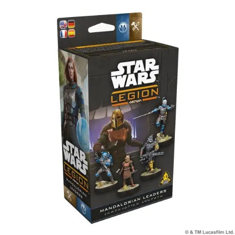 Star Wars Legion Mandalorian Leaders Erweiterung mit vier Miniaturen für Commander und Agenten der Mandalorianer