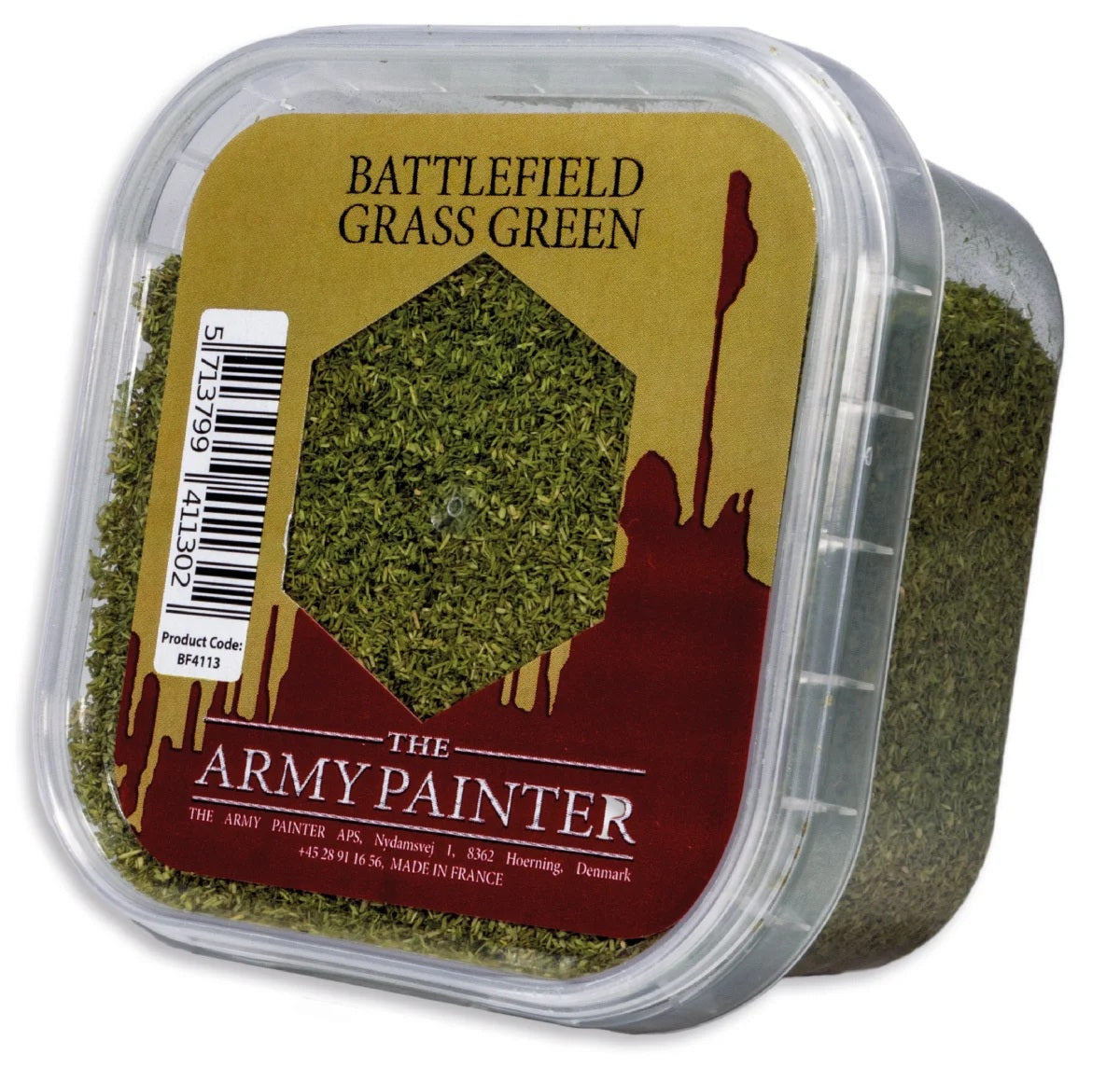 The Army Painter Battlefield Grass Green mit 150 ml grünem Streumaterial für die Gestaltung von Tabletop-Bases und Geländestücken