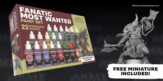 The Army Painter Fanatic Most Wanted Paint Set