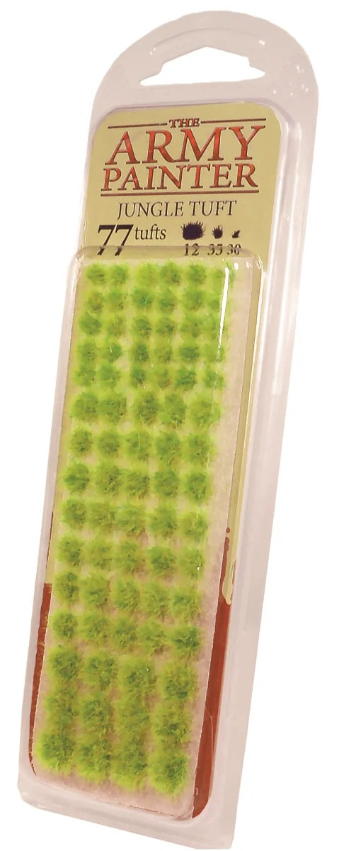 The Army Painter Jungle Tuft mit 77 selbstklebenden Grasbüscheln für die Gestaltung von Tabletop-Bases im Dschungel-Look