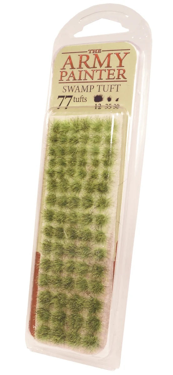 The Army Painter Swamp Tuft mit 77 selbstklebenden Grasbüscheln für die Basegestaltung von Tabletop-Miniaturen