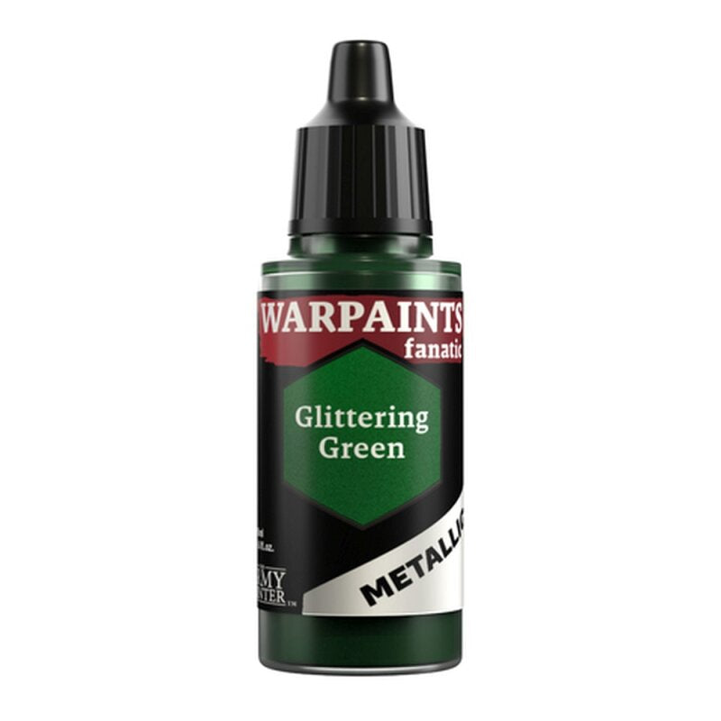 The Army Painter Warpaints Fanatic Metallic Glittering Green 18 ml