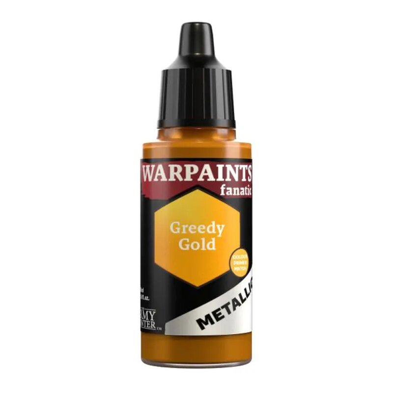 Greedy Gold Warpaints Fanatic Metallic 18 ml von The Army Painter