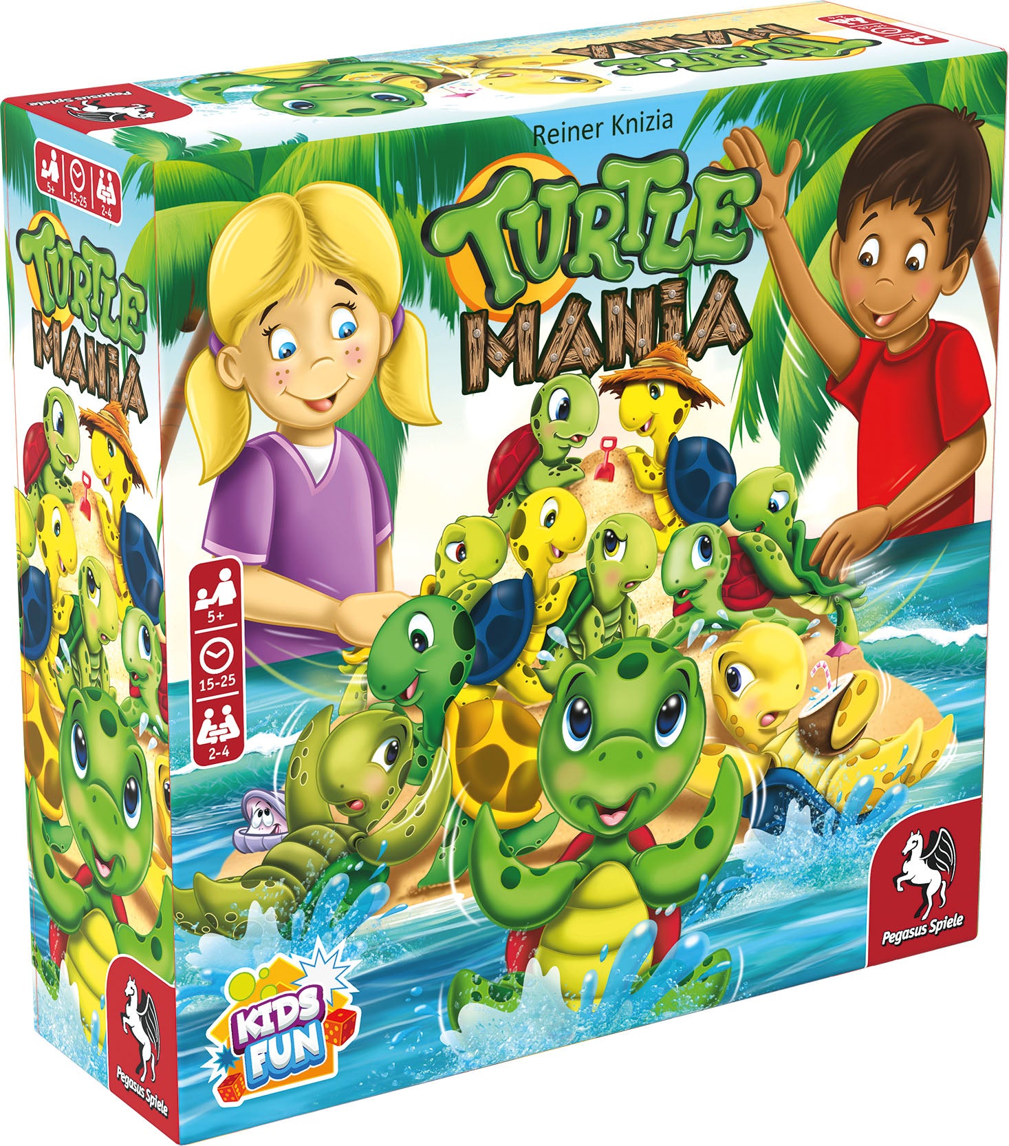 Kinderspiel Turtle Mania von Ravensburger – Spielschachtel mit Schildkrötenmotiv