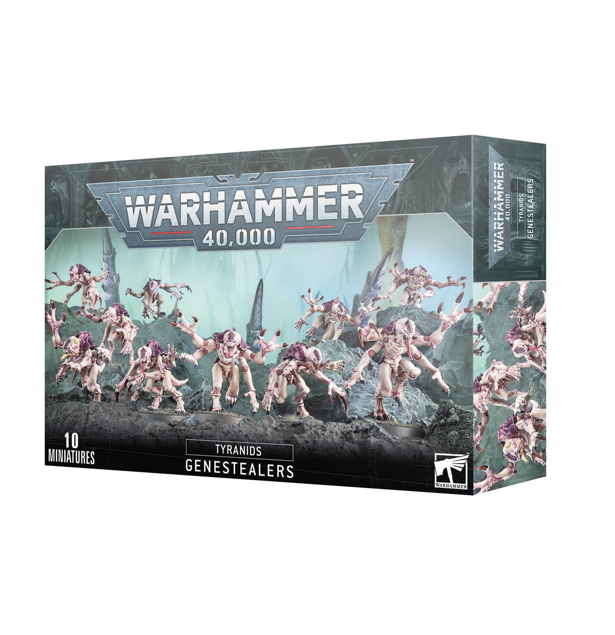 Tyranids Genestealers mit 10 Miniaturen für Warhammer 40.000 von Games Workshop