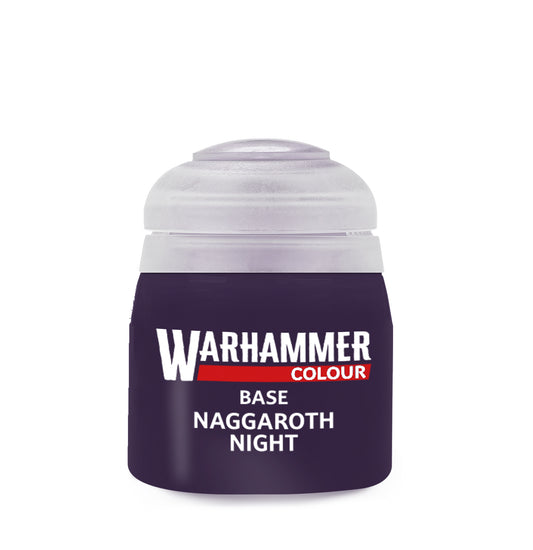 Warhammer Base Naggaroth Night 12 ml dunkelviolette Acrylfarbe von Games Workshop