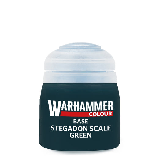 Warhammer Base Stegadon Scale Green 12 ml dunkel blaugrüne Acrylfarbe von Games Workshop
