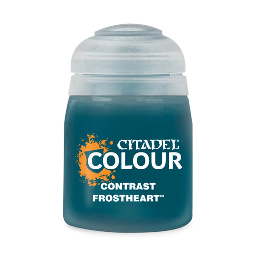 Warhammer Contrast Frostheart 18 ml hellblaue Acrylfarbe von Games Workshop