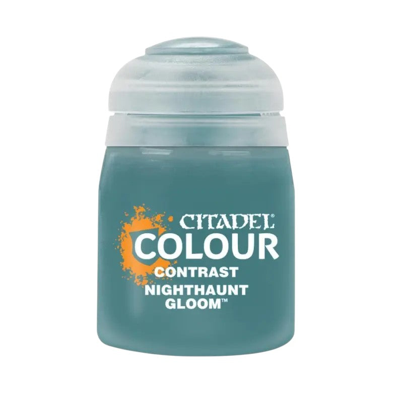 Warhammer Contrast Nighthaunt Gloom 18 ml blaugrüne Acrylfarbe von Games Workshop